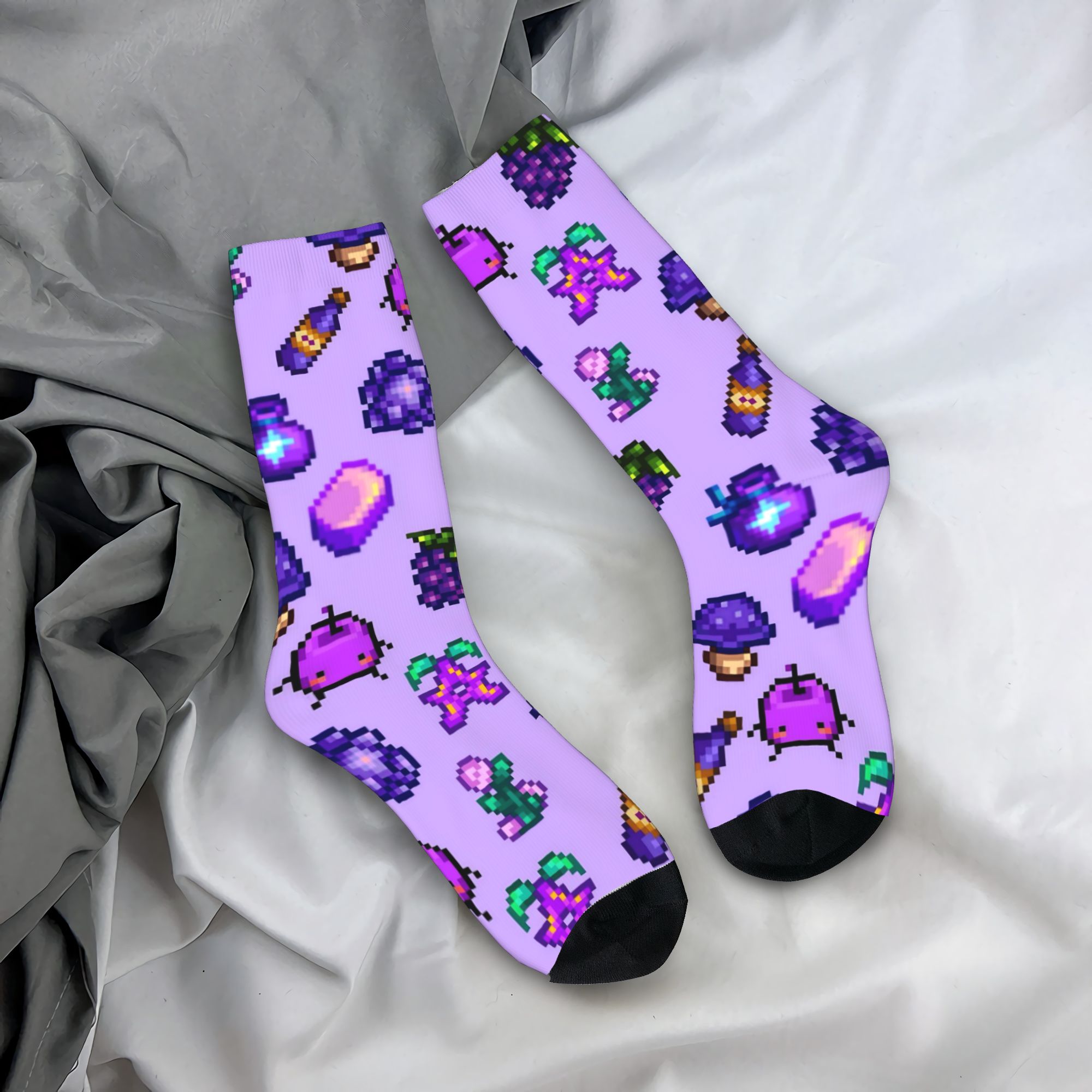 Funny Chicken Leg Socks - Stardew Valley animaux poulet bas femmes