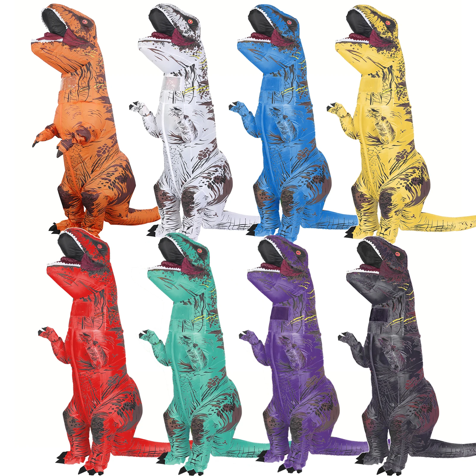Inflatable Dinosaur Costume Adult - Costume de dinosaure gonflable tyrannosaure t-rex