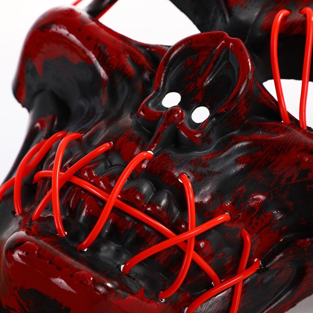 Masque Gothique d'Halloween Lu - Led Purge Mask Halloween avis et prix