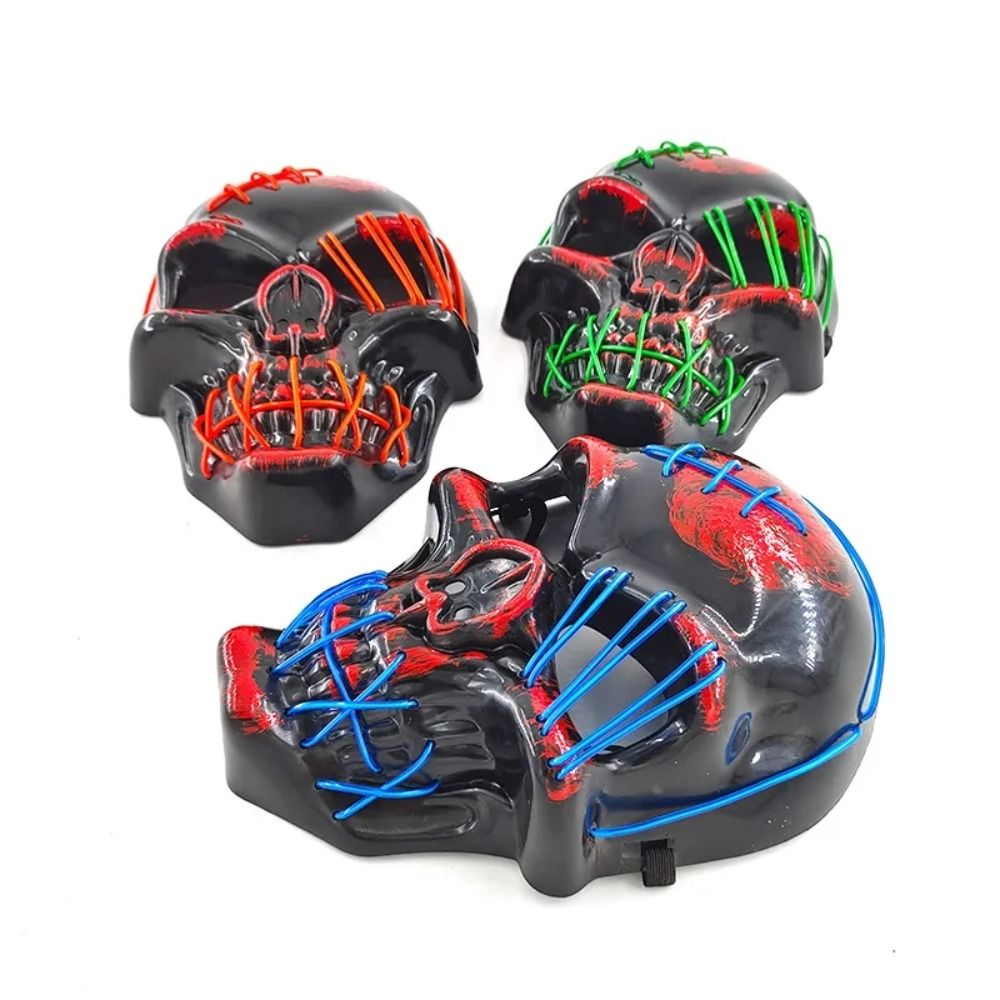Masque Gothique d'Halloween Lu - Led Purge Mask Halloween avis et prix