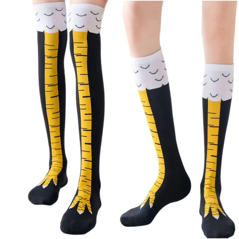 1/2/4 paires de chaussettes ha - Funny Chicken Leg Socks avis et prix