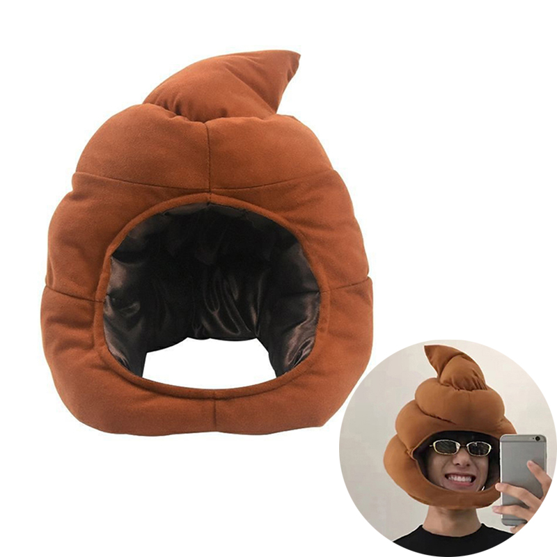 Chapeau en peluche en forme de - Fake Poop Gag Gift avis et prix