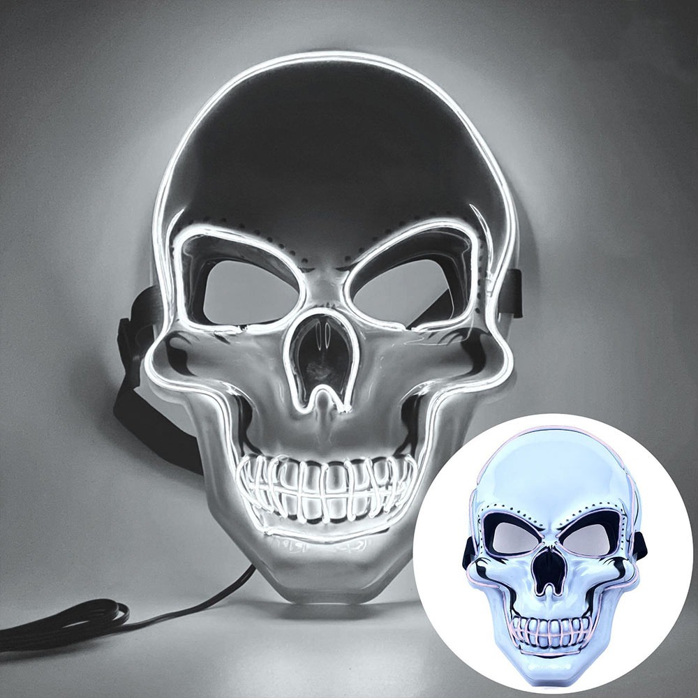 Mode horreur Halloween crâne m - Led Purge Mask Halloween avis et prix