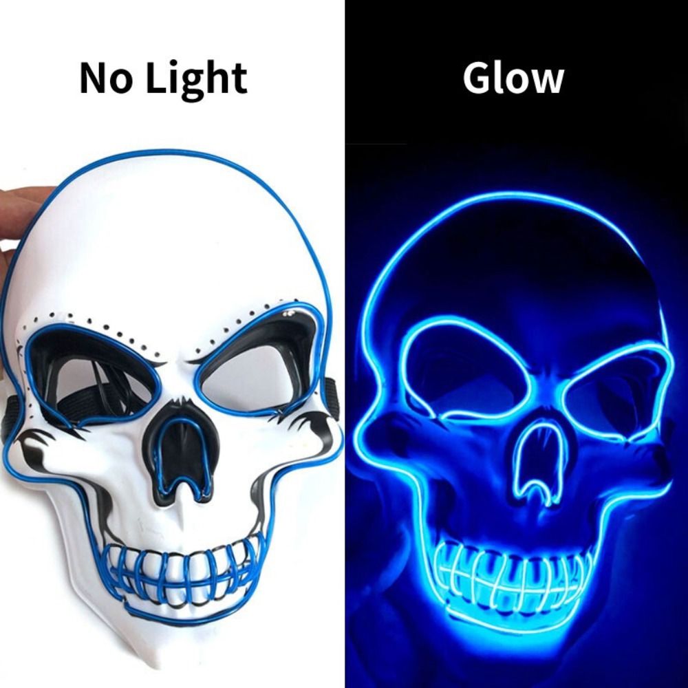 Mode horreur Halloween crâne m - Led Purge Mask Halloween avis et prix