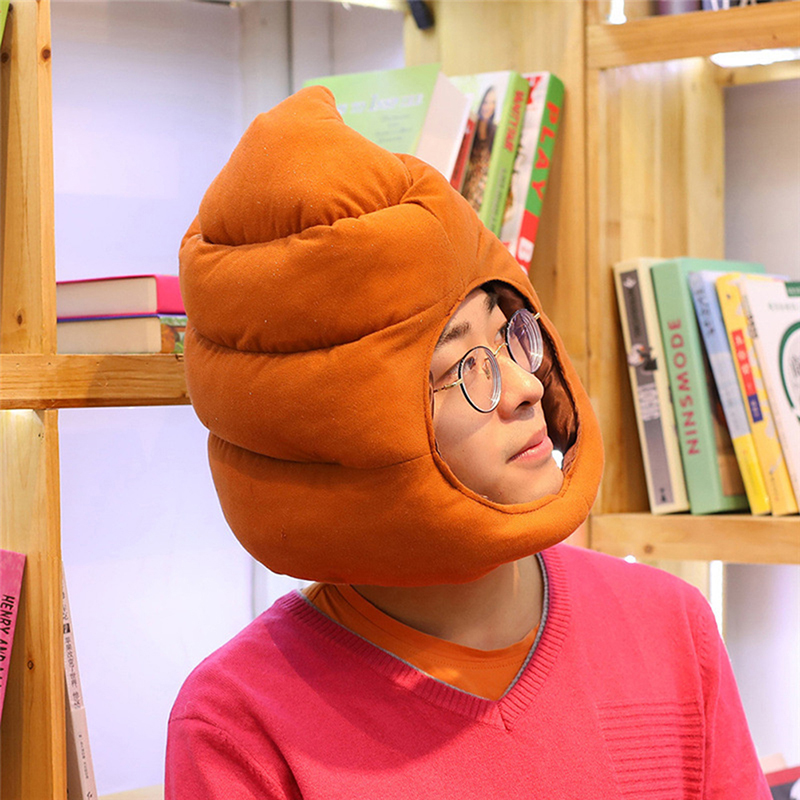 Chapeau en peluche créatif en  - Fake Poop Gag Gift avis et prix