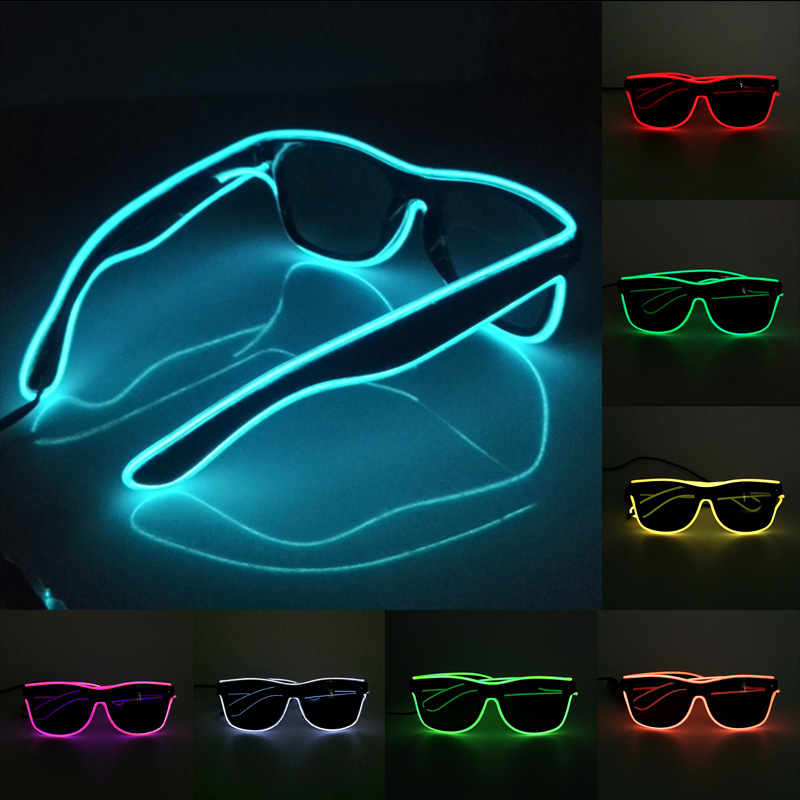 Nouvelles lunettes Led lumière - Glow In The Dark Party Glasses avis et prix