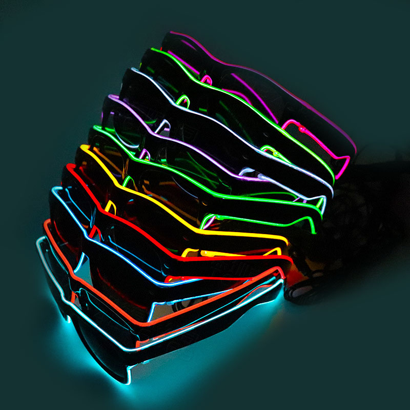 Nouvelles lunettes Led lumière - Glow In The Dark Party Glasses avis et prix