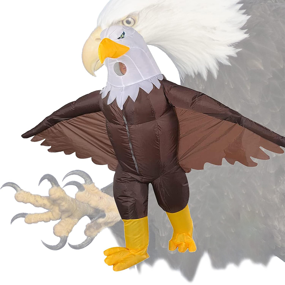 Costume gonflable d'aigle à tê - Costumes avis et prix
