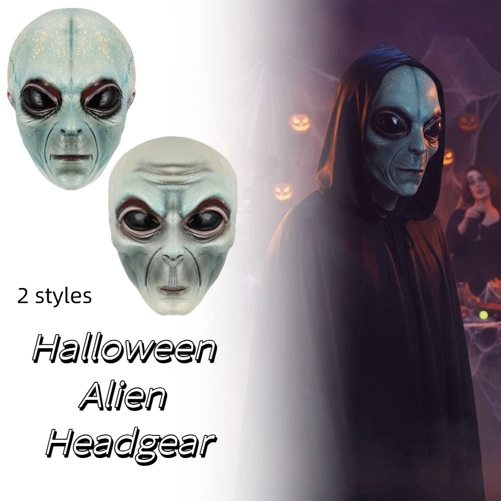 Masque Alien en Latex Vert, Ma - Latex Alien Mask Realistic avis et prix