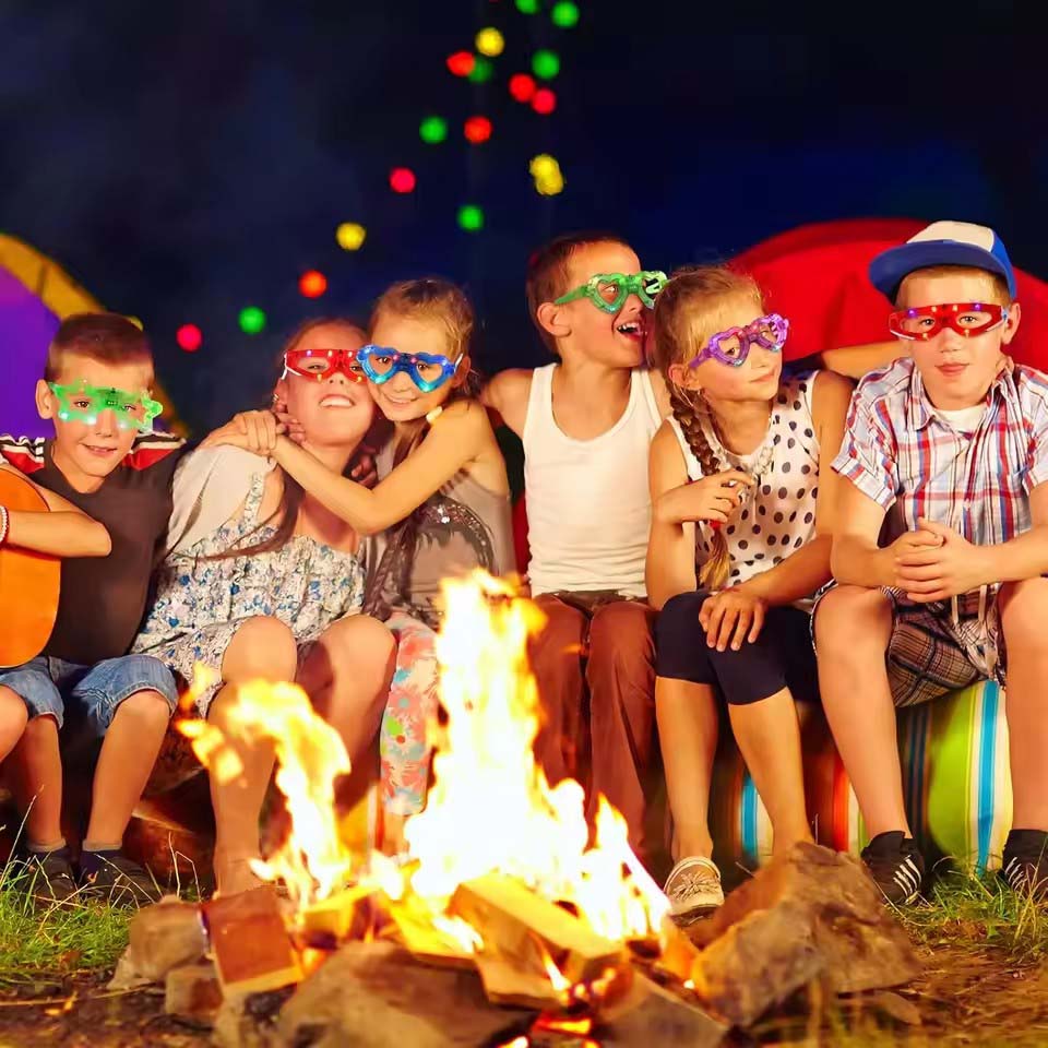 Lunettes lumineuses LED, 10/20 - Glow In The Dark Party Glasses avis et prix