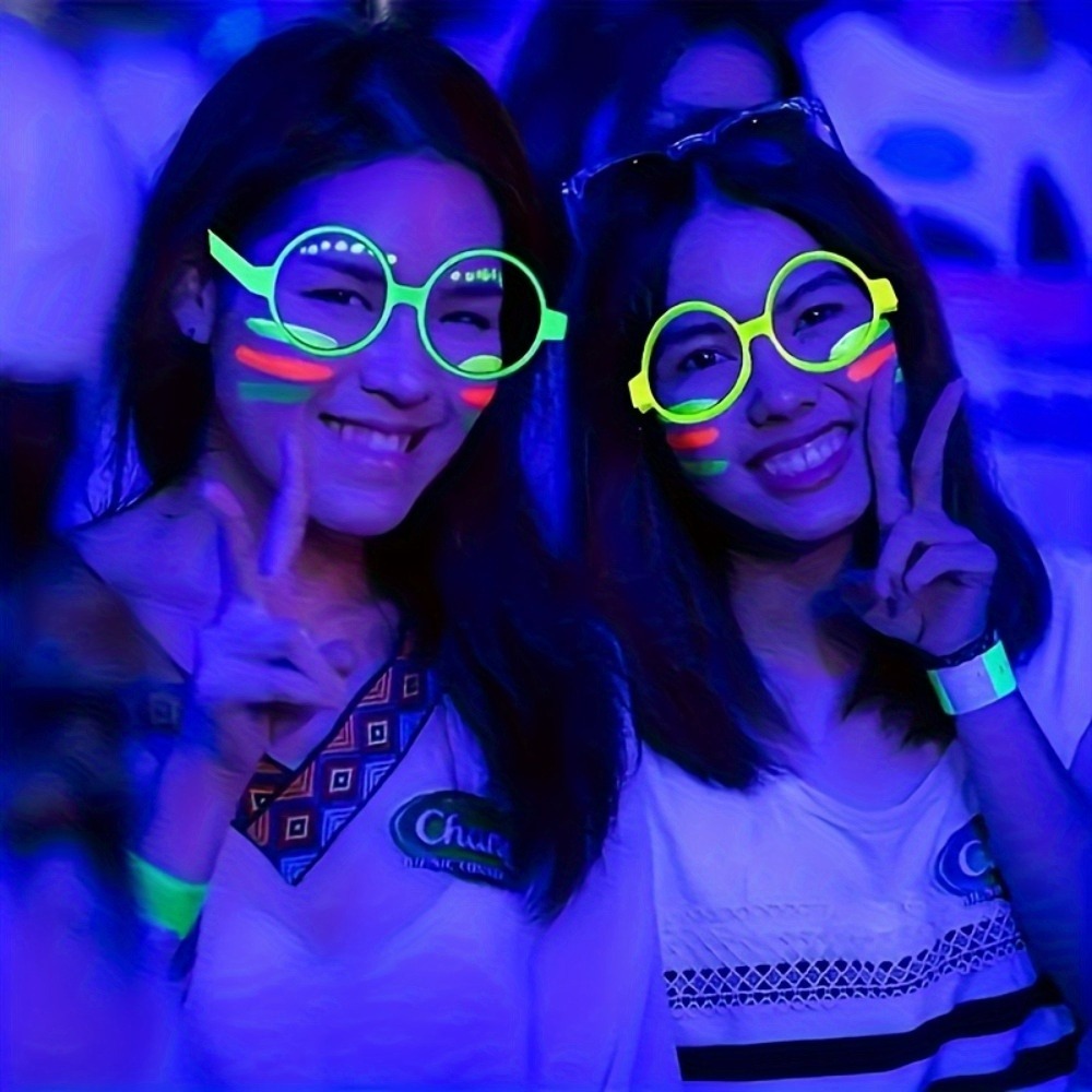 Lunettes fluorescentes UV qui  - Glow In The Dark Party Glasses avis et prix