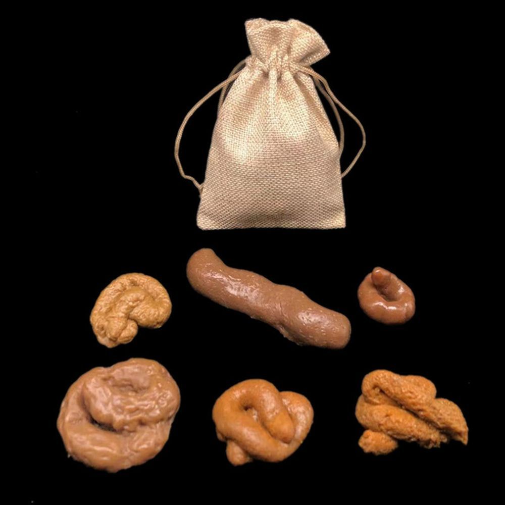 6 pièces de gadgets antistress - Fake Poop Gag Gift avis et prix