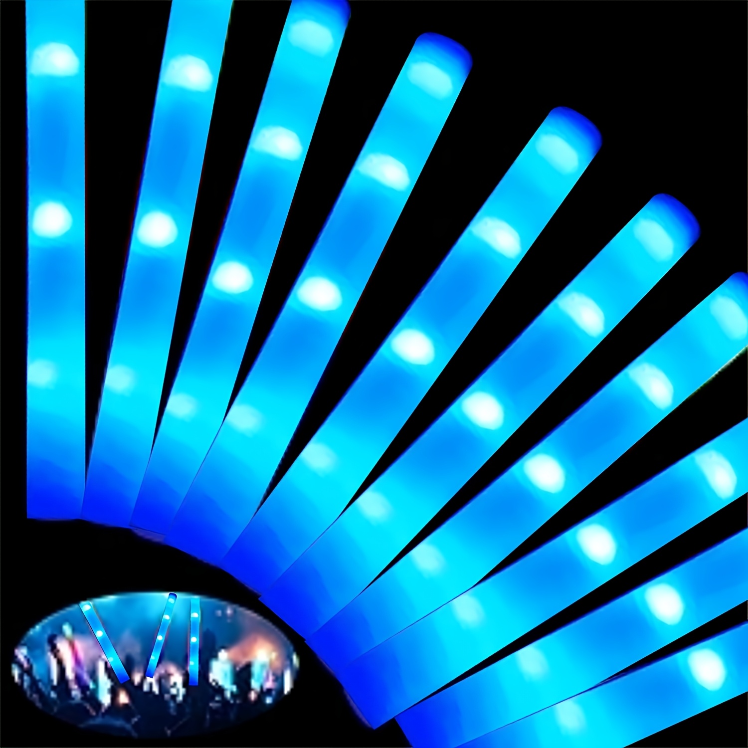 30 bâtons lumineux en mousse L - Flashing Led Foam Sticks Party avis et prix