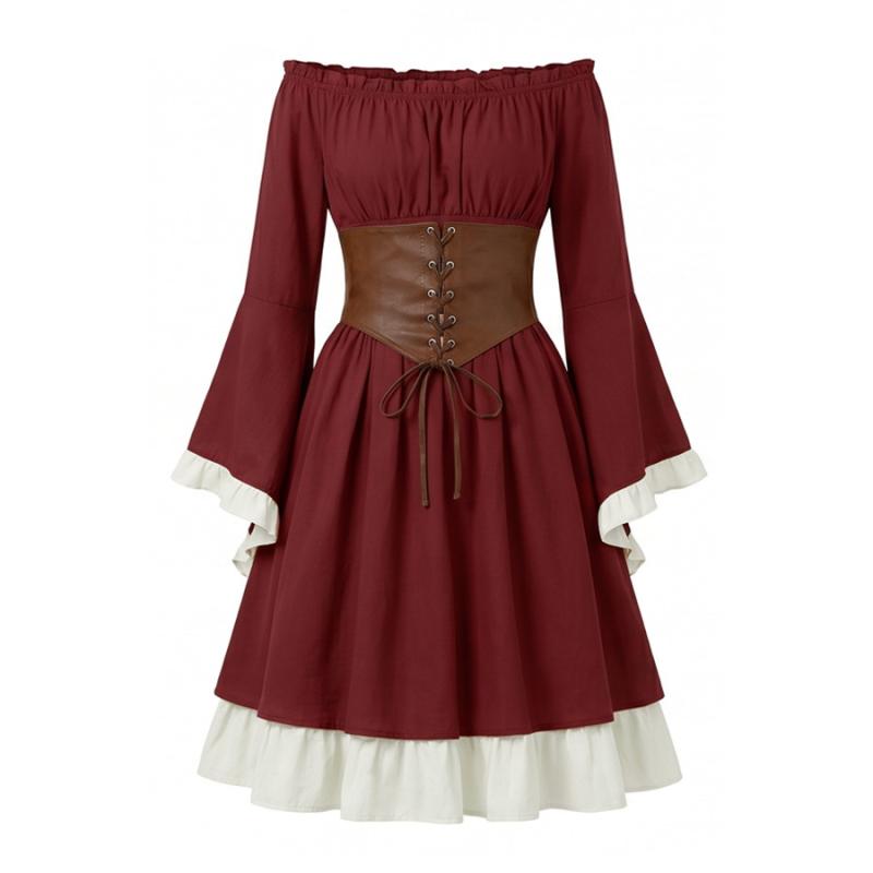 Robe midi médiévale de la Rena - Medieval Renaissance Dress Women avis et prix