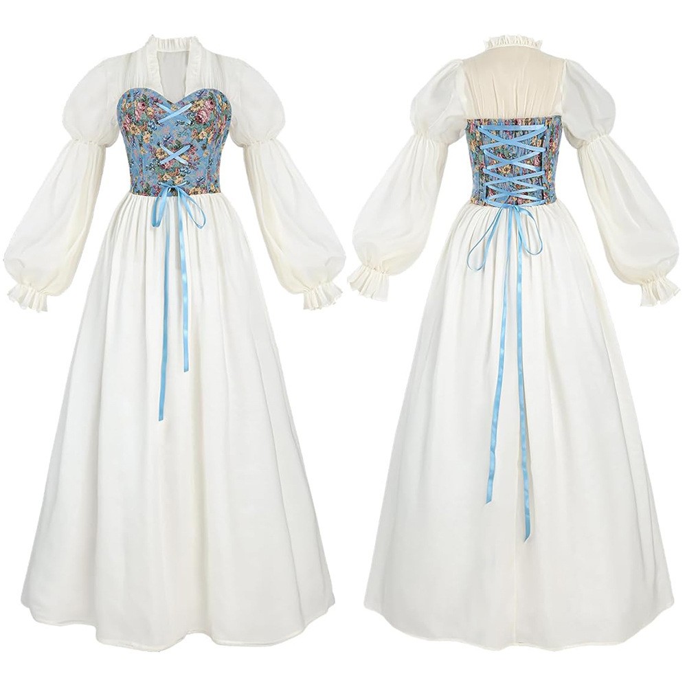 Robe corset de style Renaissan - Medieval Renaissance Dress Women avis et prix