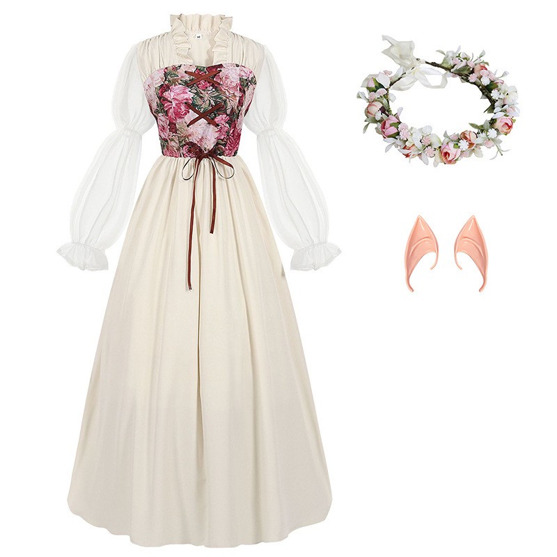 Robe corset de style Renaissan - Medieval Renaissance Dress Women avis et prix